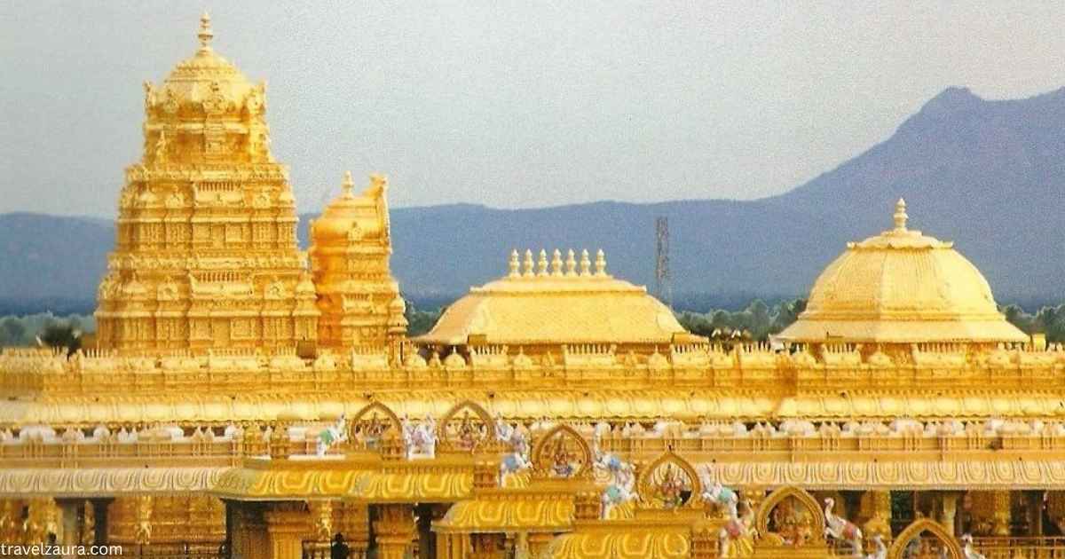 Sripuram Golden Temple in Vellore during darshan timings.
