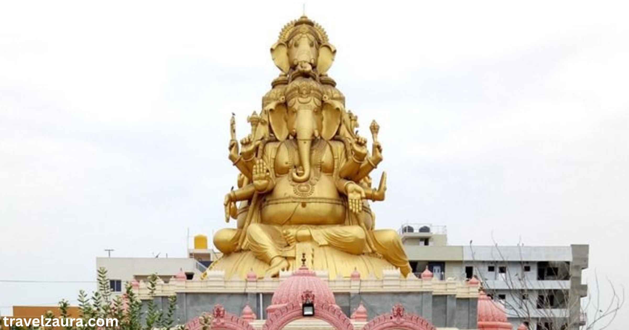 Ganesh Temple Flushing exterior on Bowne Street, Queens.