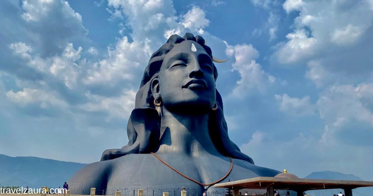 Adiyogi Shiva Temple statue in Coimbatore.