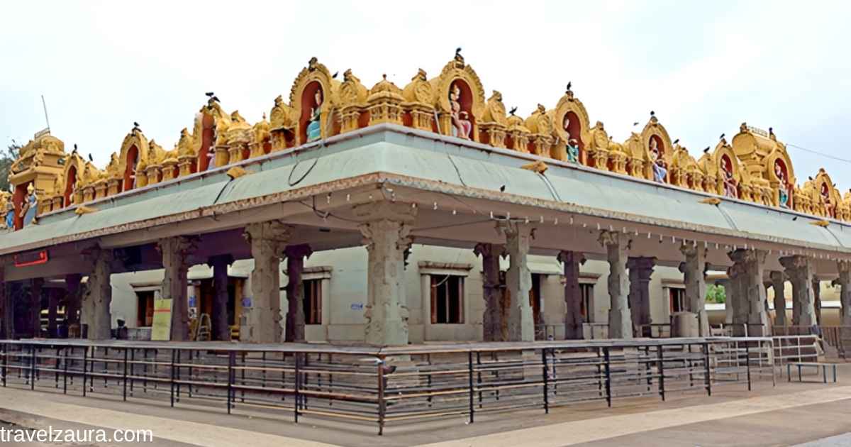 Banashankari Temple Bengaluru with devotees.