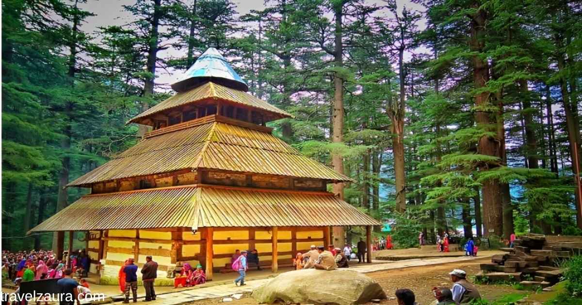 Hidimba Devi Temple pagoda shrine in Manali's cedar forest.