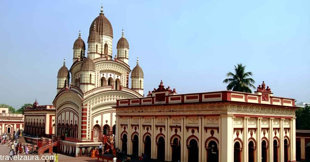 Dakshineswar Kali Temple on the Hooghly riverbank, Kolkata.