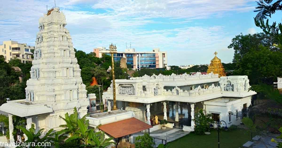 Golden domed ISKCON Temple Hyderabad in Nampally.
