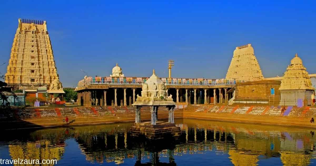 Kanchi Kamakshi Temple timings and morning darshan entrance in Kanchipuram.