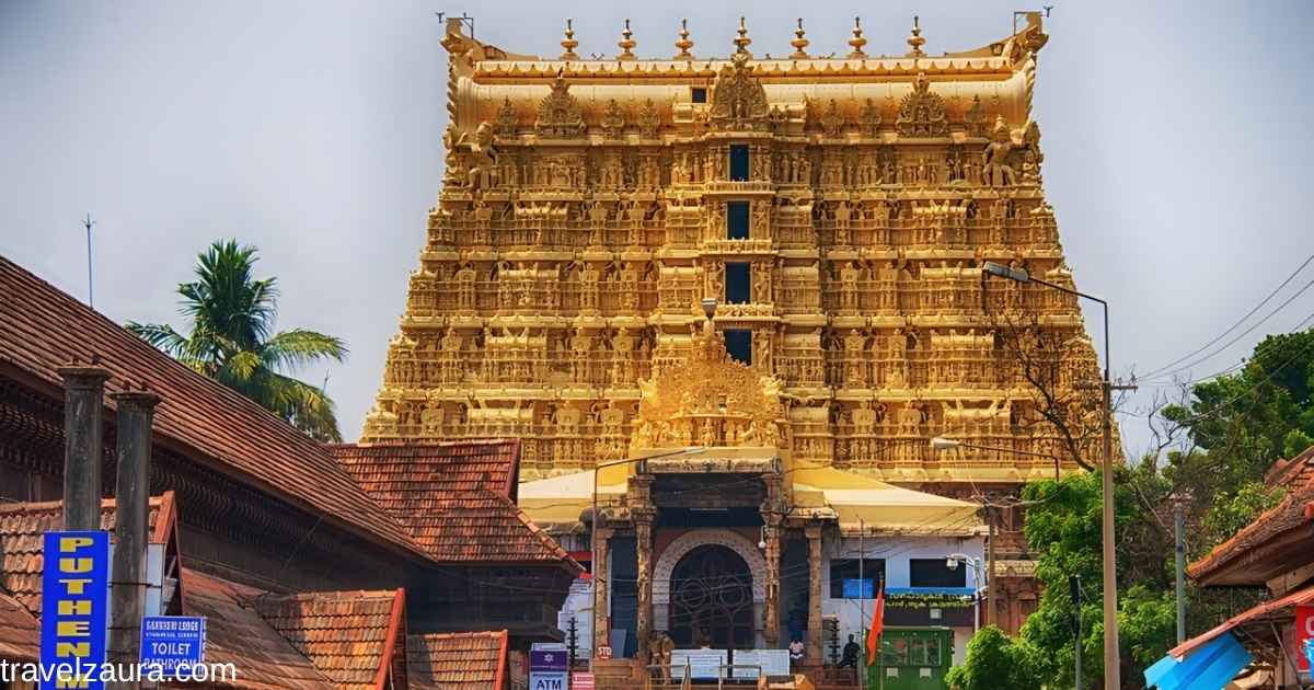 Sree Padmanabhaswamy Temple, the world richest temple in Kerala.